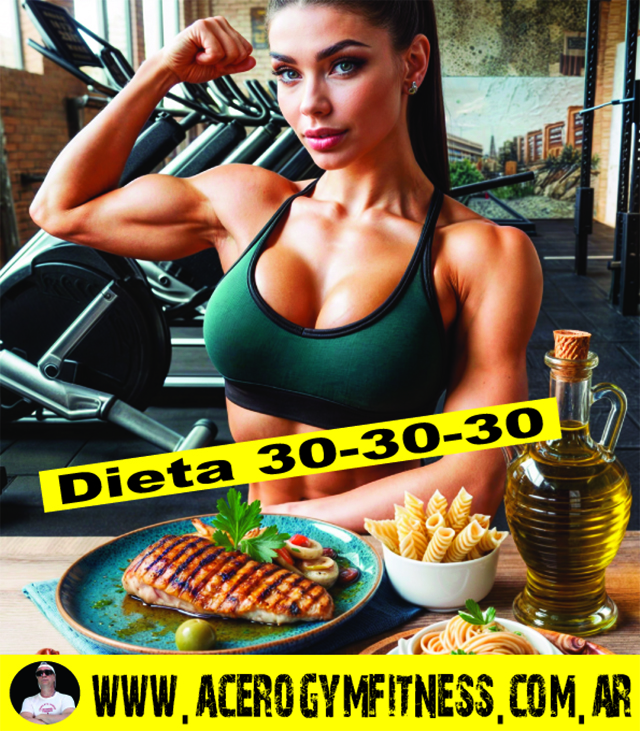 Dieta-30-30-30-para mujeres-fitness-fit-acero-gym