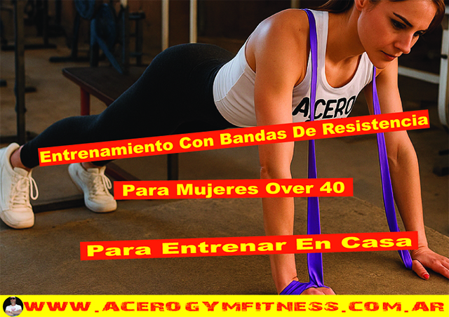 Flexiones-con-banda-de-resistencia-el ejercicio-pro-para--tonificar-brazos-y-abdominales-en-casa-mujeres-35-40-50