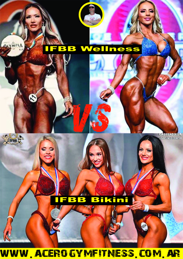Categoría IFBB Bikini Fitness y categoría IFBB Wellness diferencias y semejanzas