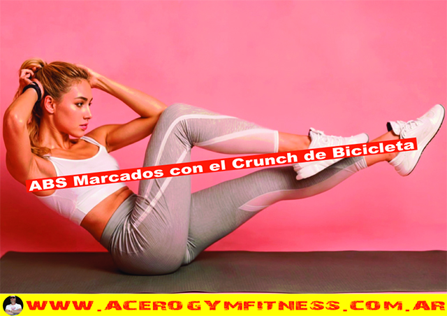 Como-hacer -crunch-de biciclet-Tecnica-mujerhoy