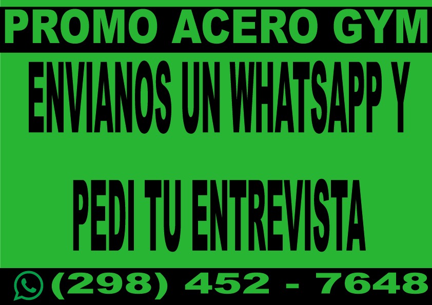 Mega Promo Acero Gym dudas y consultas