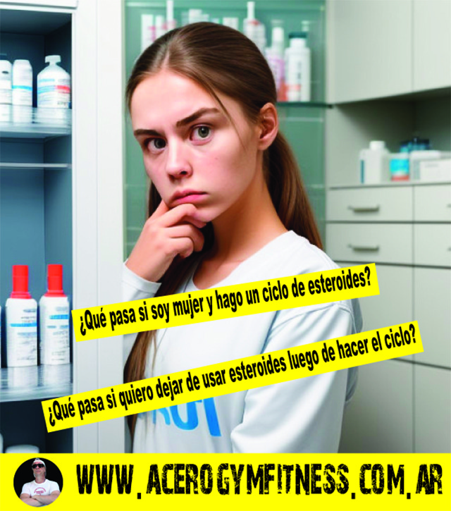 Efecto de los esteroides en mujeres