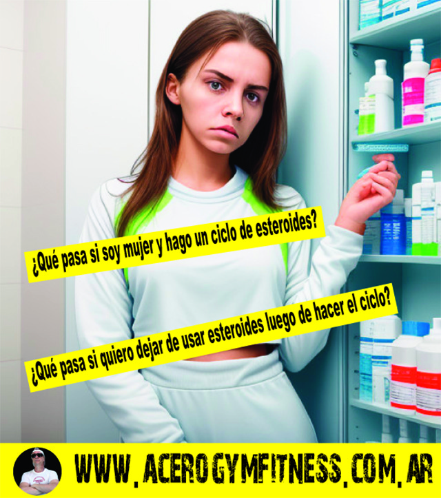 Efecto de los esteroides en mujeres
